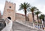 Main entrance in old medieval town Korcula-Croatia-Dalmatia
